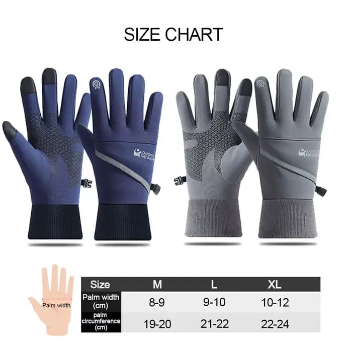 Gants de cyclisme chauds, imperméables, pour vélo, moto, cyclisme, plein air