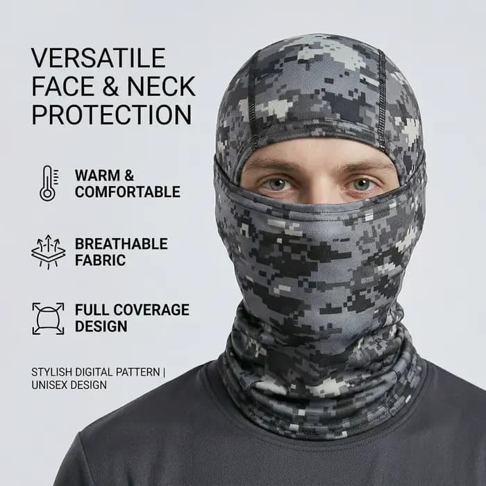 Cagoule d'été élastique et respirante pour homme et femme