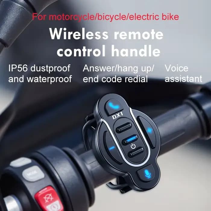 VR Robot Bluetooth 5.4 bouton multimédia étanche moto guidon télécommande casque