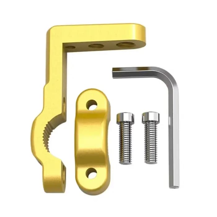 Support de guidon de moto en aluminium