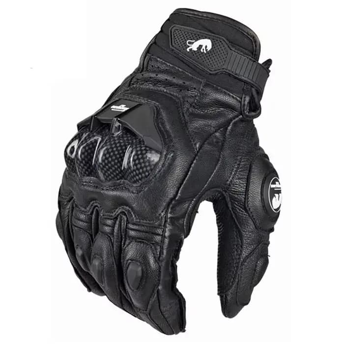 Gants de moto en cuir pour homme