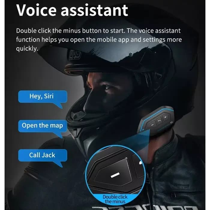 Softmax X6 casque de Moto Bluetooth