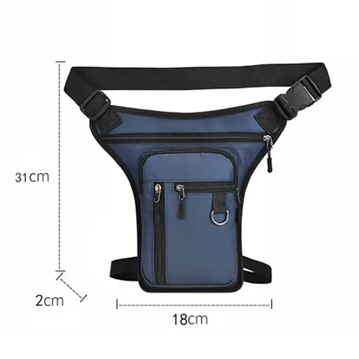 Sac latéral de jambe de moto pour hommes