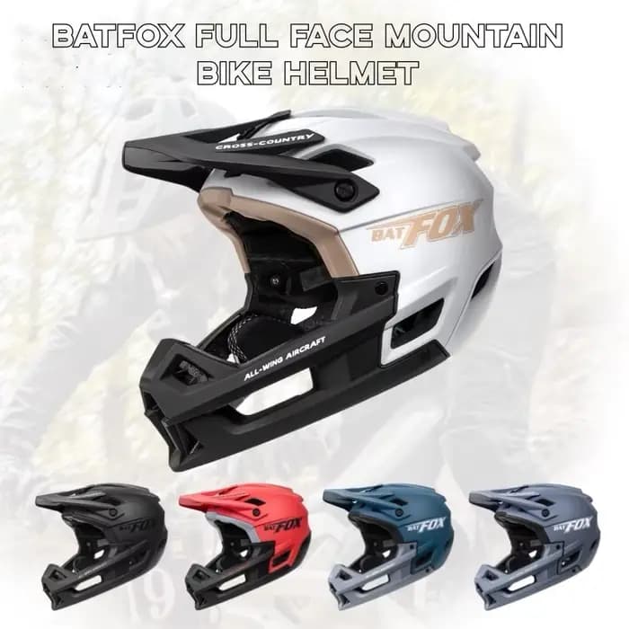 BATFOX casque de vélo intégral e-bike descente DH BMX vtt