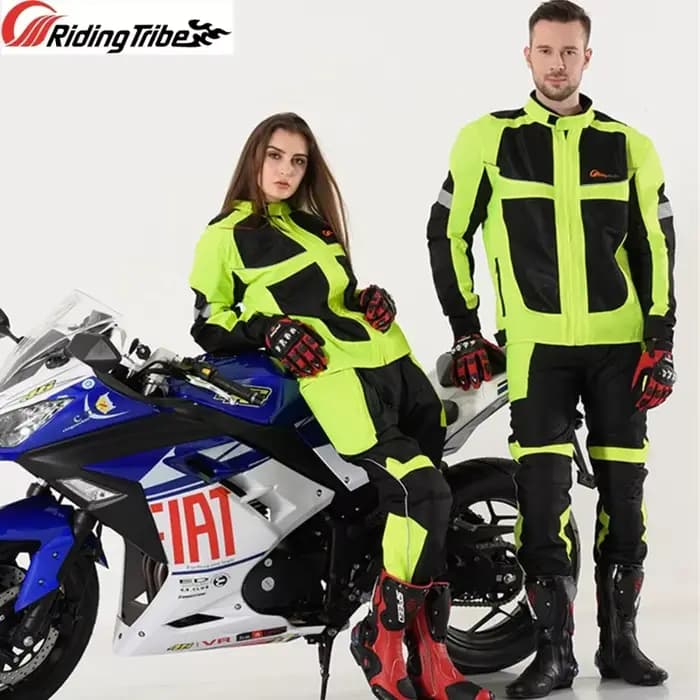 Veste de moto réfléchissante respirante d'été pour hommes et femmes
