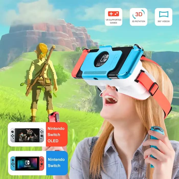 Pour Nintend Switch LABO VR lunettes films de réalité virtuelle pour Switch jeu VR casque lunettes pour Switch OLED jeux accessoires