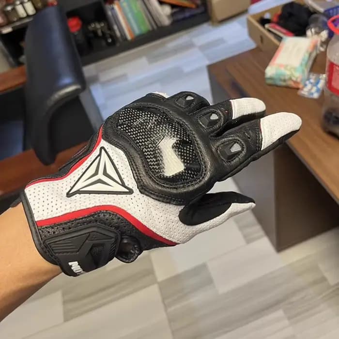 Gants de moto d'été tricotés pour écran tactile
