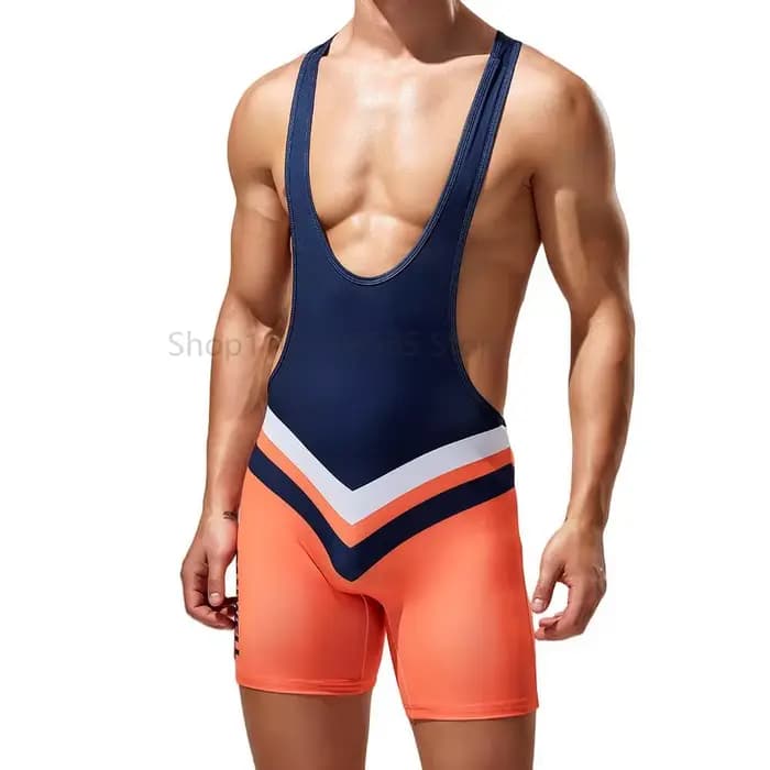 Hommes sous-vêtements gilet body lutte Singlet musculation combinaison Shorts gymnastique Fitness entraînement Sport réservoirs