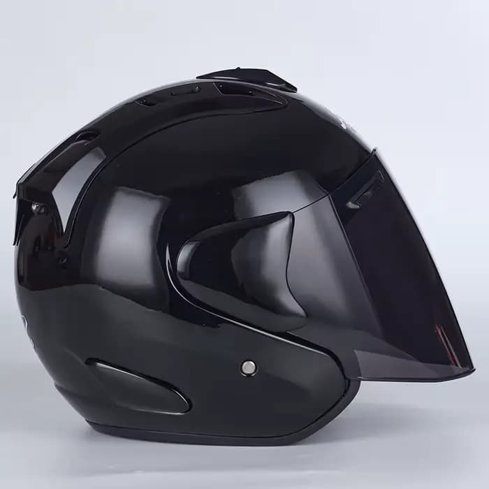 VZ Ram noir brillant demi Casque visage ouvert Moto