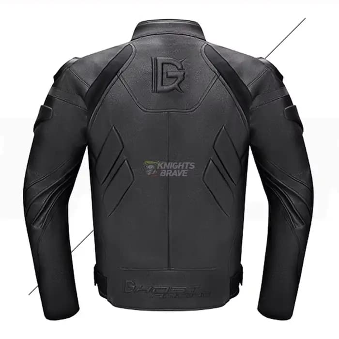GHOST RACING hiver Moto veste en cuir Chaqueta