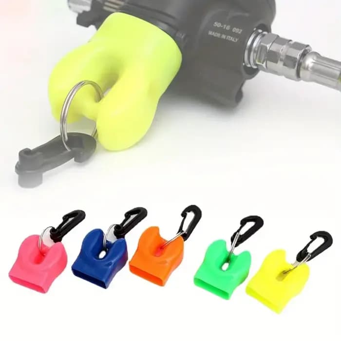 Accessoires de plongée : 1 clip de retenue pour régulateur, support de bouchon standard avec capuchon anti-poussière pour octopus de plongée sous-marine
