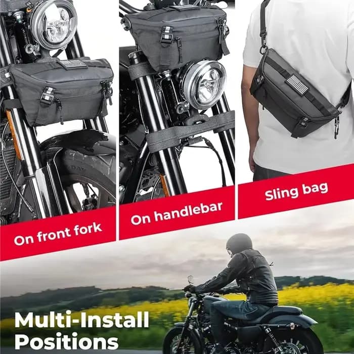 Sac de guidon de moto universel
