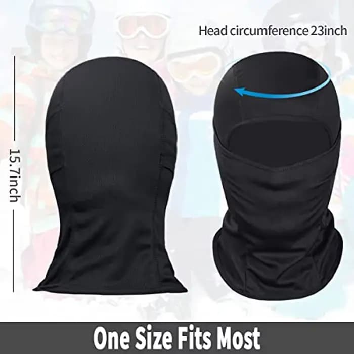 Cagoule masque facial