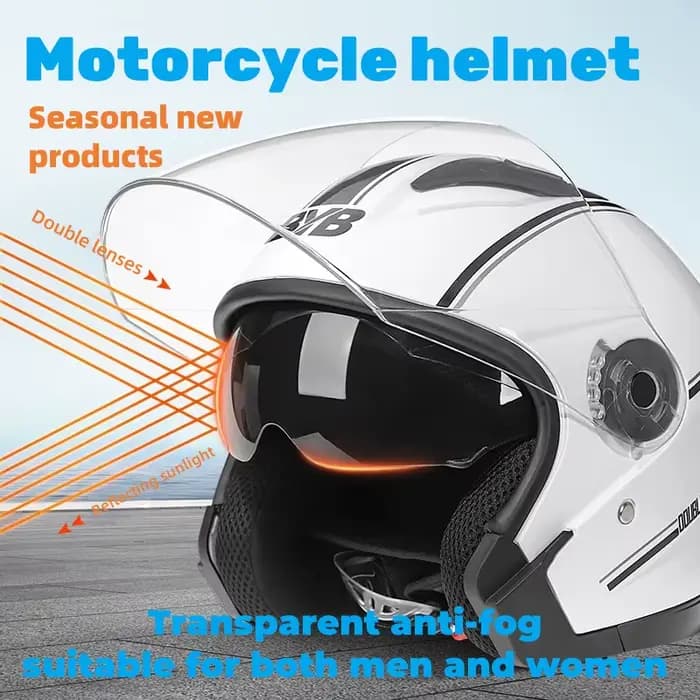 Casque de moto de sécurité universel pour homme et femme