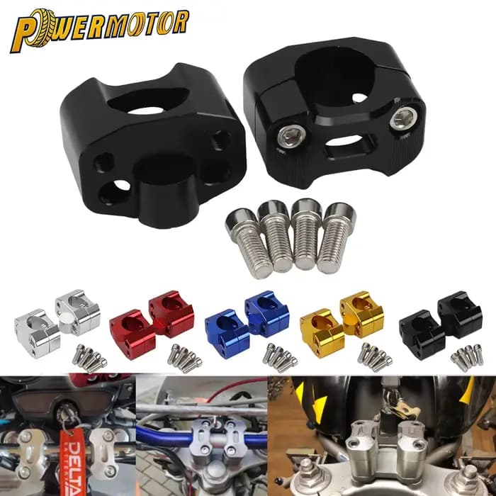 Pince de guidon de moto 1-1/8 "28mm