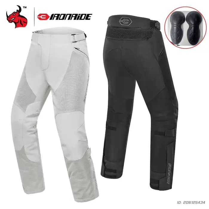 Pantalon de moto d'été en maille pour hommes