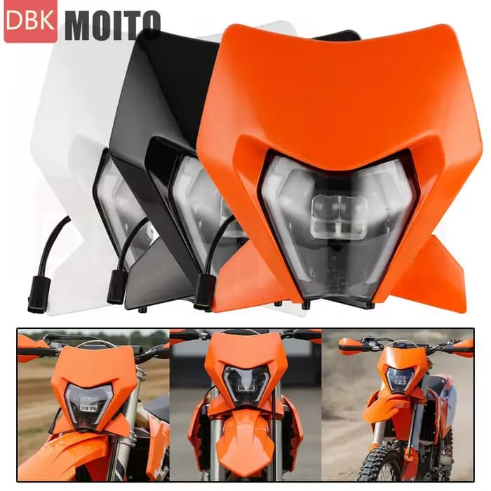 Lampe frontale pour Motocross Enduro