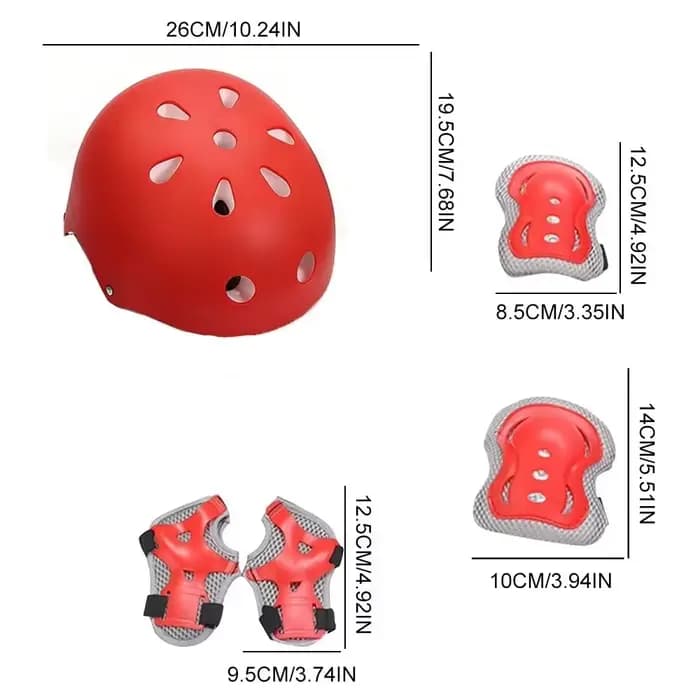 Ensemble de protection réglable 7 pièces/ensemble