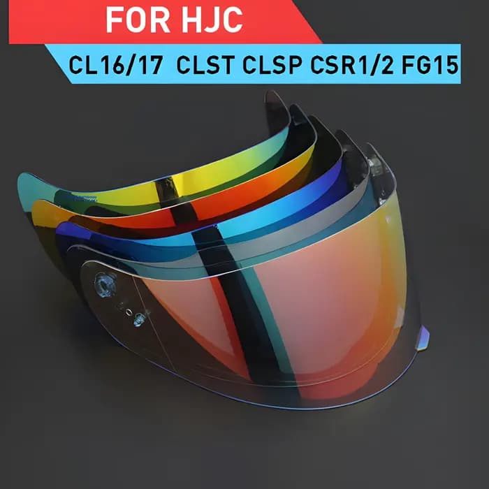 Visière de casque adaptée pour HJC hj-09 CL-16 CL-17 CL-ST CL-SP CS-R1 CS-R2 CS-15 TR-1 FG-15 HS-11 FS-15 FS-11