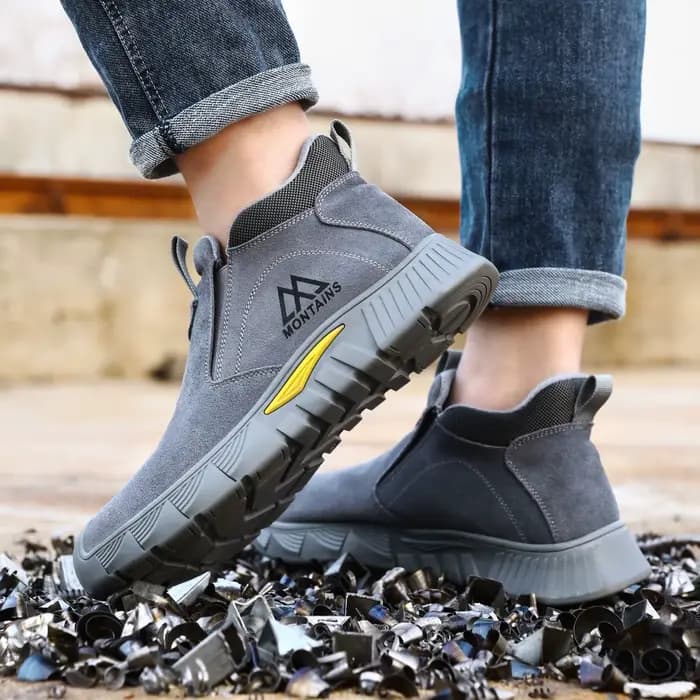 Bottes de sécurité pour soudeur électrique pour hommes