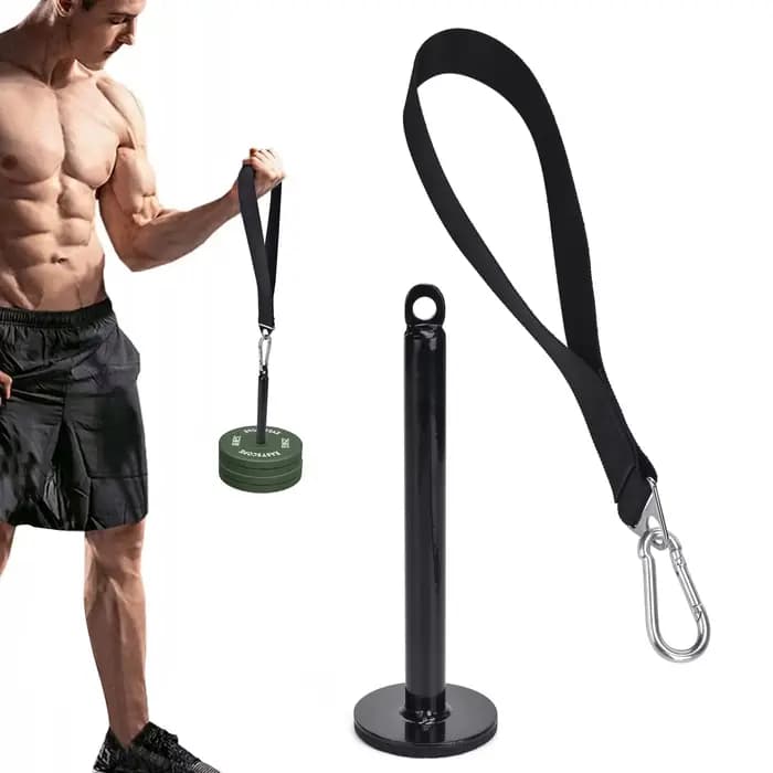 Sangle d'entraînement de lutte des bras, Fitness, poignée de ceinture, exercice d'avant-bras, renforcement, entraîneur de puissance pour Machine à câble et poids libre