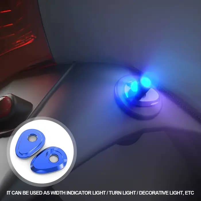 2 pièces adaptateur de clignotant de moto entretoise clignotants