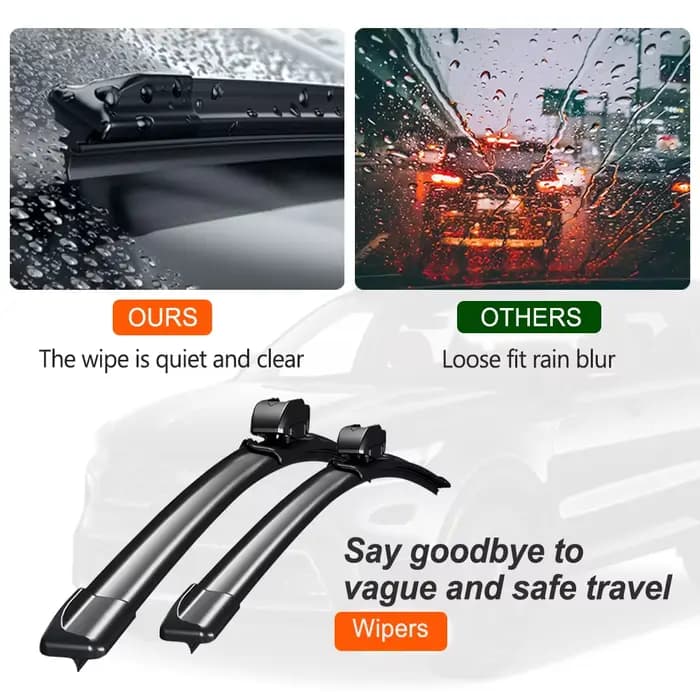 Jeu de balais d'essuie-glace avant et arrière silencieux, noir, pour Renault Austral 	 HHN 2022-2025 Accessoires d'essuie-glace de pare-brise automatique