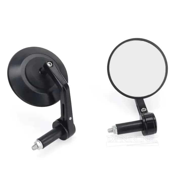 Accessoires de moto vélo Tram véhicule tout-Terrain universel extrémité de guidon rétroviseurs 95MM rétroviseur latéral en verre