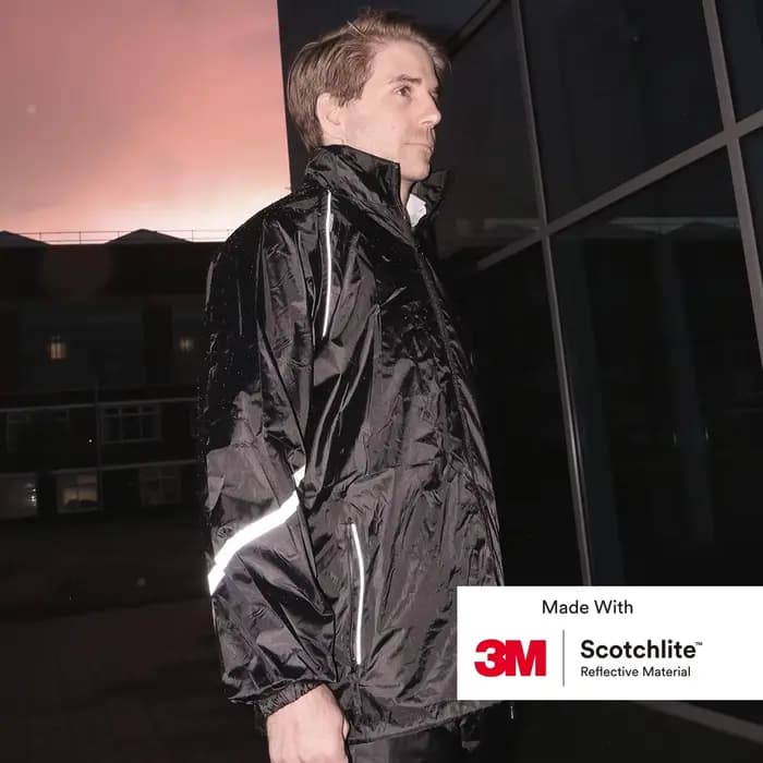 Salzmann Combinaison de pluie - Hydrofuge et coupe-vent - Fabriquée avec 3M Scotchlite