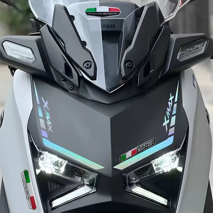Autocollants décoratifs en aluminium pour moto