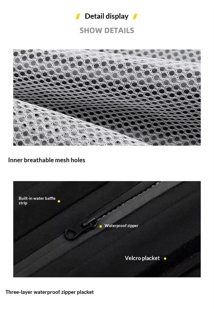 Ensemble imperméable moto pour extérieur