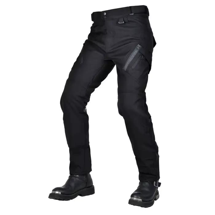 Pantalon de moto imperméable toutes saisons avec bandes réfléchissantes