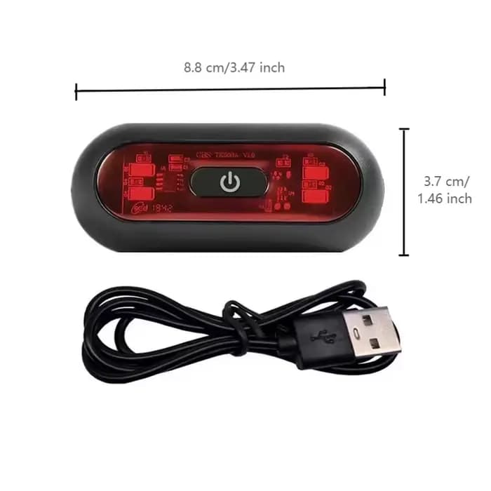 Lumière LED étanche pour casque de moto
