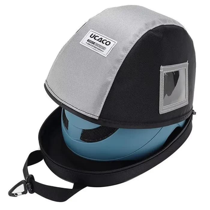 Sac de rangement pour casque avec poignée de transport