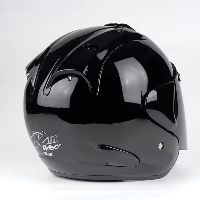 SZ Ram3 demi-casque noir brillant hommes et femmes moto tout-terrain été course Casque de sécurité