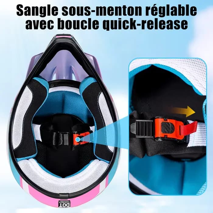 Casque de motocross pour enfants