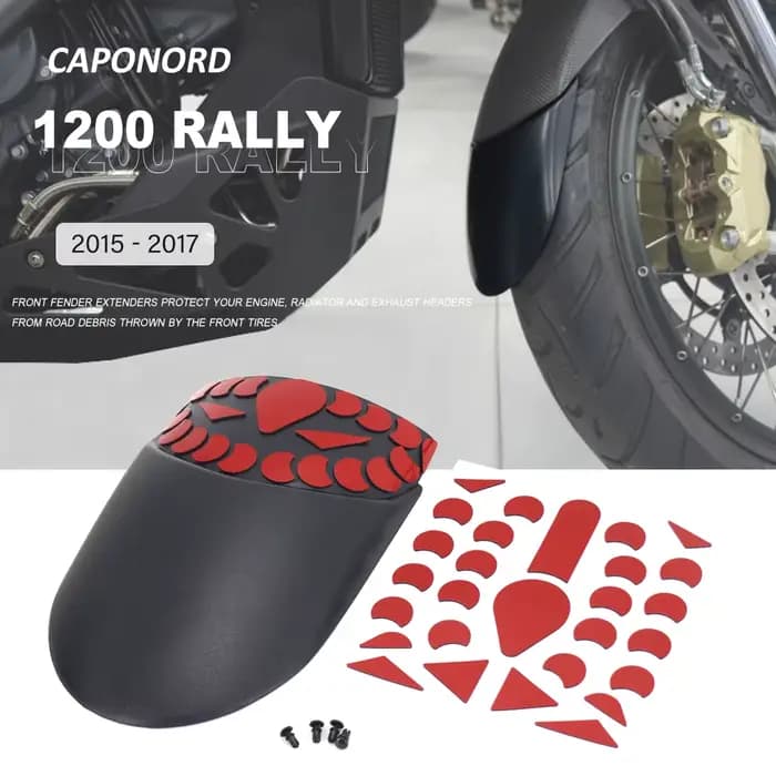 Extension de garde-boue avant pour Caponord 2015 Rally
