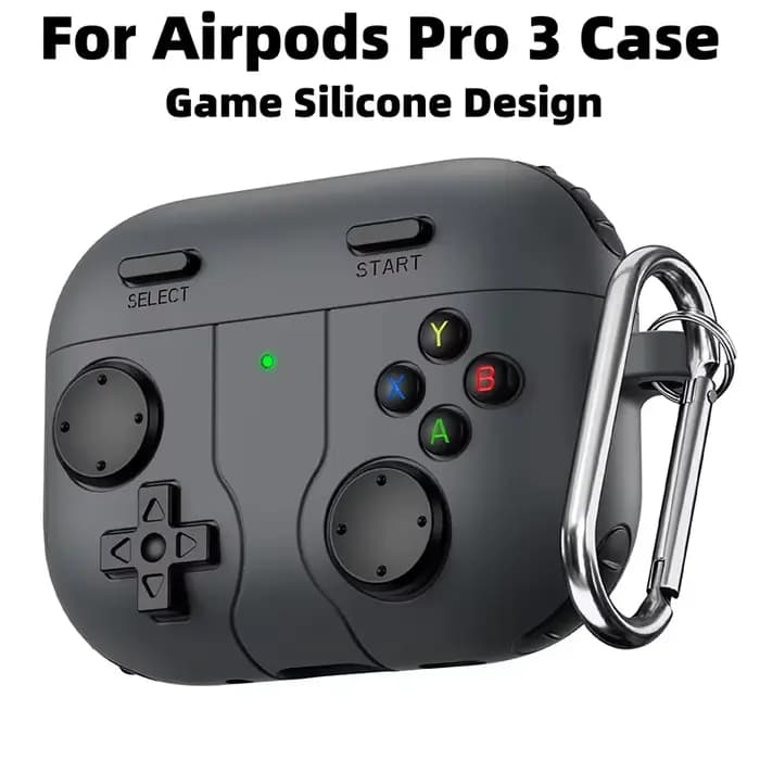 Étui de Protection pour écouteurs Apple AirPods 3 4, housse antichoc en Silicone avec dessin animé mignon pour manette de jeu, accessoires pour Airpods Pro/Pro 2