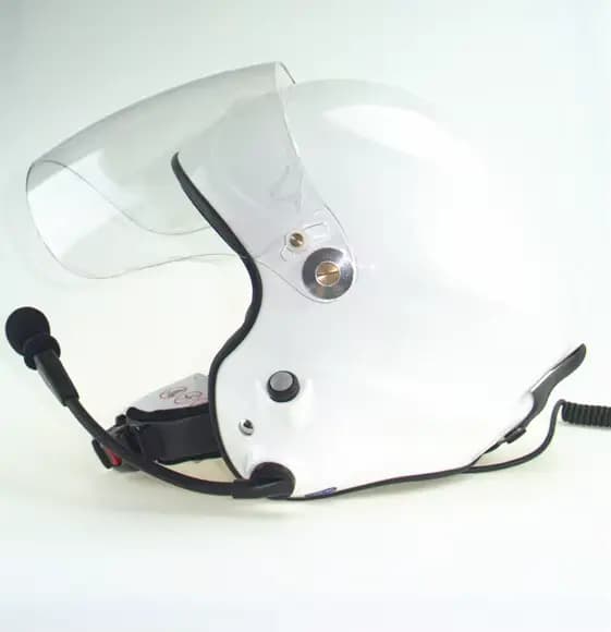 Casque de paramoteur antibruit avec casque complet