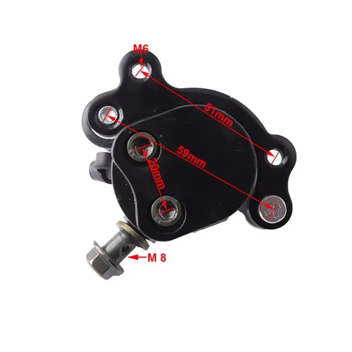 Pompe hydraulique avant/arrière de Moto