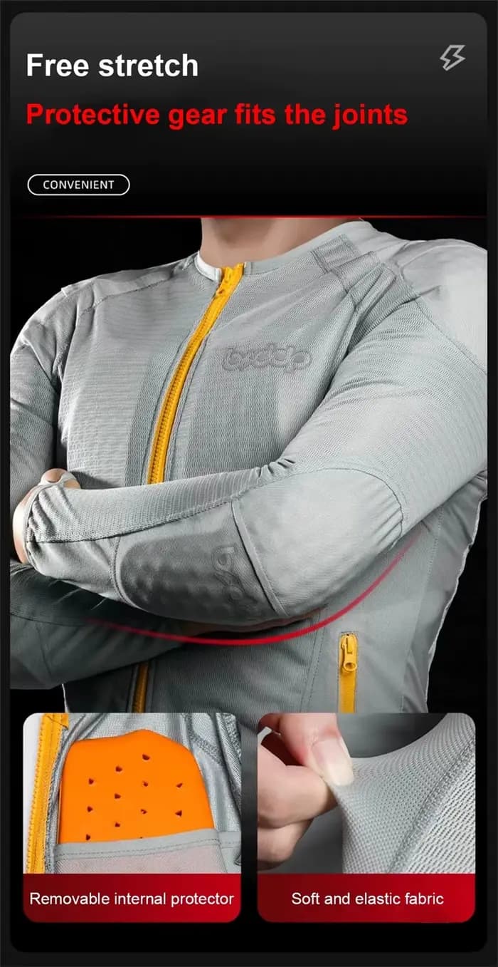 Veste de moto pour homme