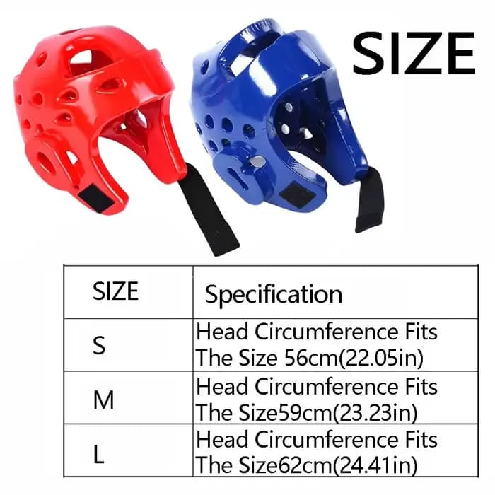 Casque de protection pour Taekwondo, équipement portable en PU, casque de kickboxing sans couture S/M/L, casque de Muay Thai pour sports de combat