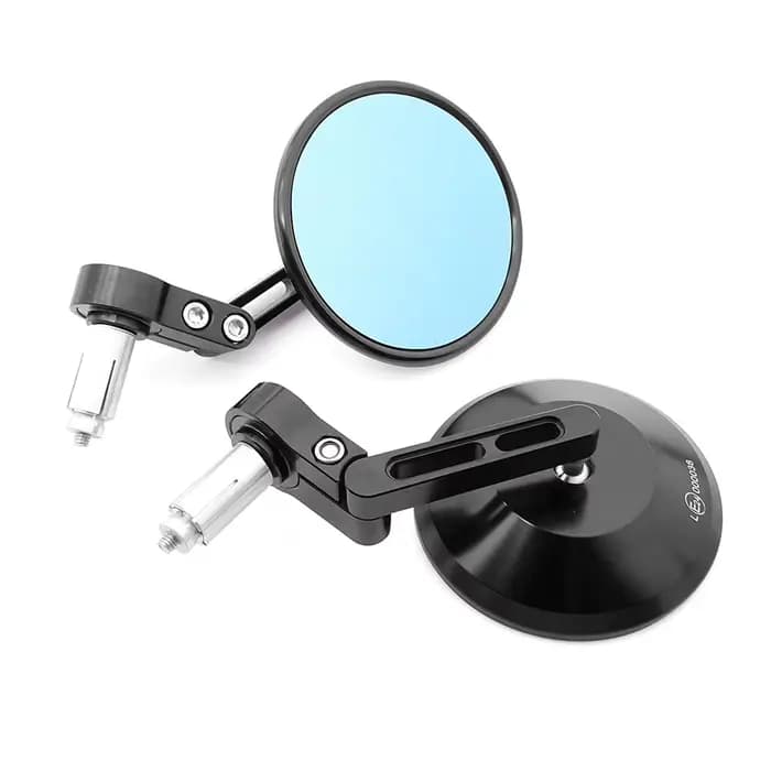 Accessoires de Moto 7/8 "rétroviseurs arrière d'extrémité de barre ronde pour café Racer