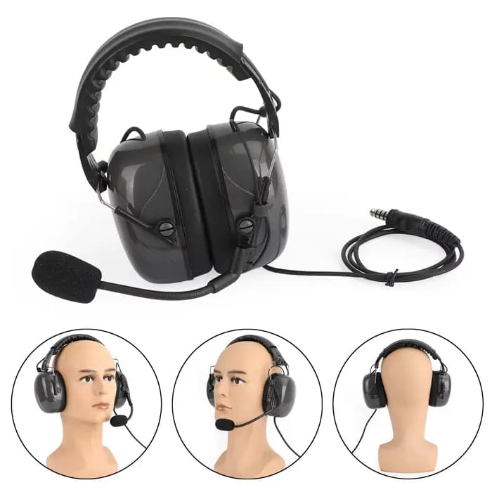 Artudatech – casque d'aviation, casque pilote antibruit, prise 7.1mm, excellent Design acoustique