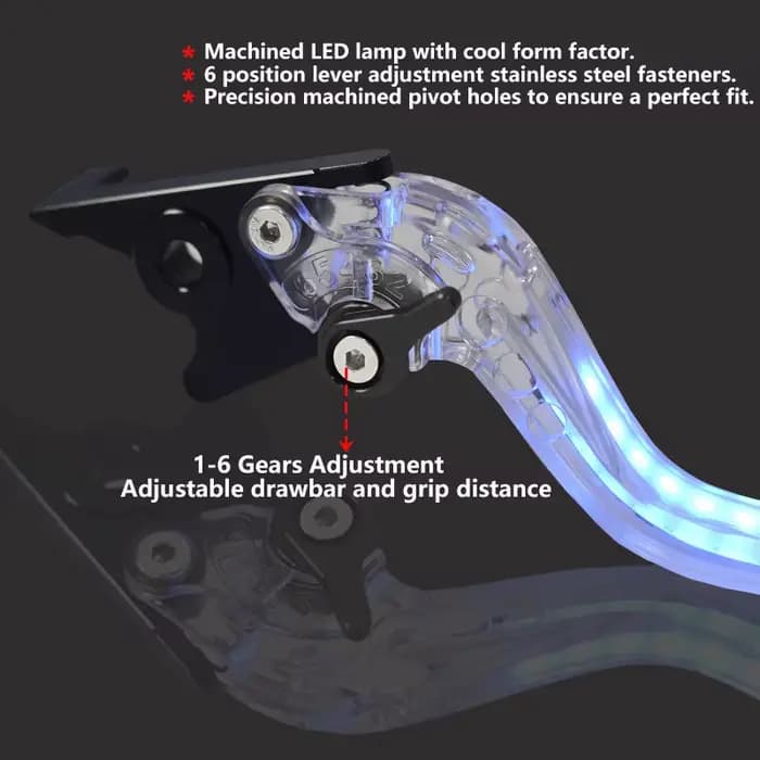 Leviers d'embrayage de frein de moto