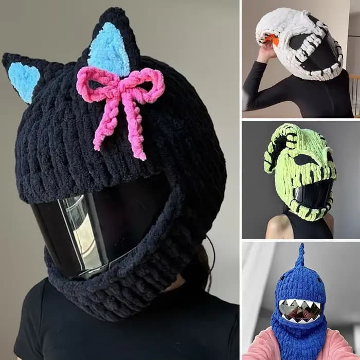 Housse de casque de moto