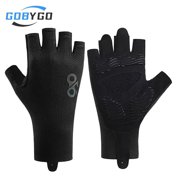 GOBYGO 1 paire de gants respirants à demi-doigts