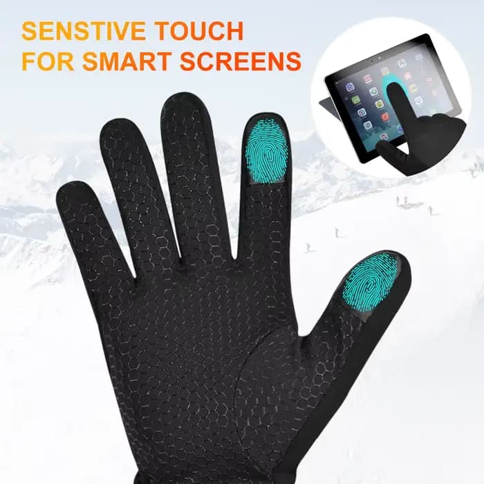 Gants de moto thermiques rechargeables pour hommes et femmes