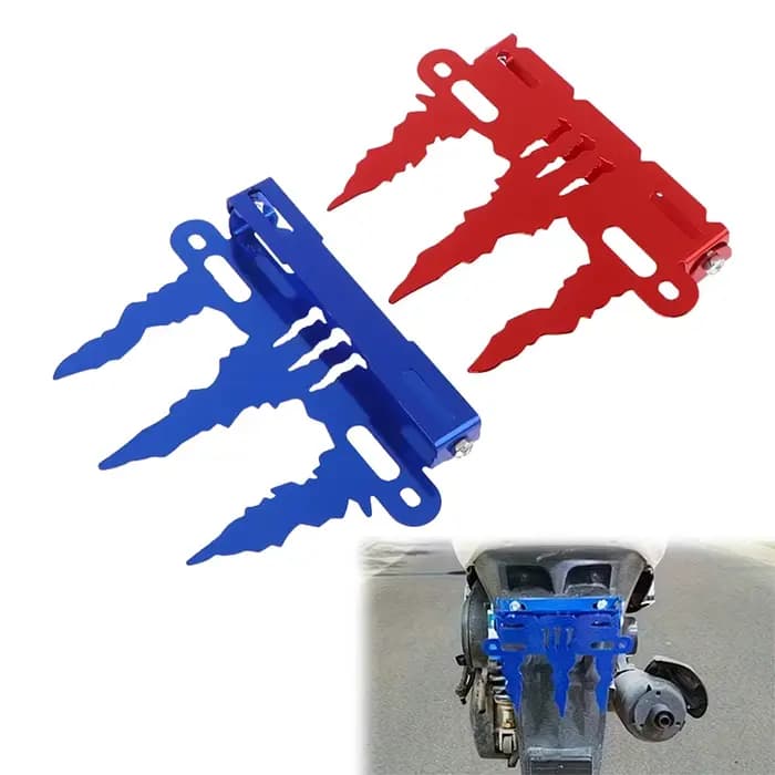 Support de plaque d'immatriculation pour moto