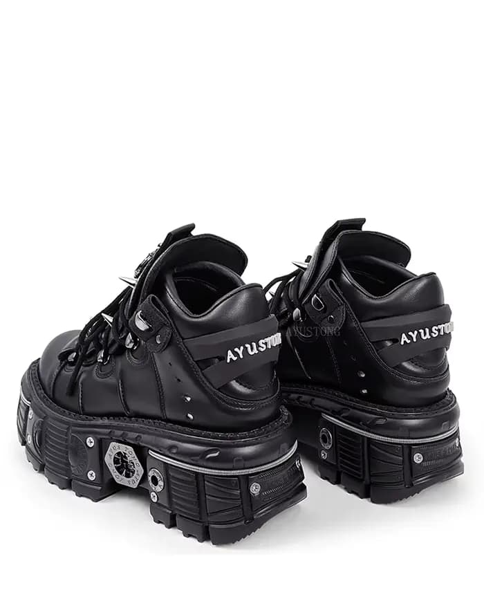 Bottines gothiques rock